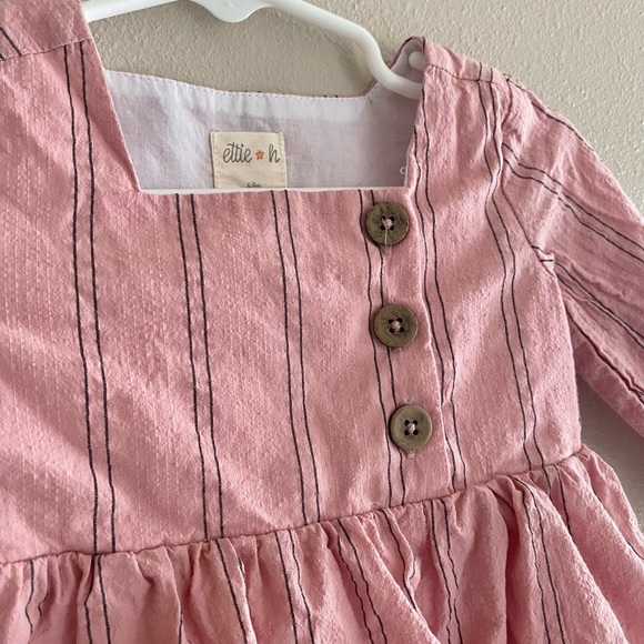 Cotton long sleeve 6-9month dress - Picture 4 of 6